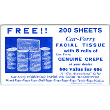 c1930s Manitowoc WI Car-Ferry Schmidtman Co Advertising Ink Blotter Ephemera picture