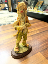 1950’s - 1970’s Vintage Hand Painted Clown Figurine Resin Clown Statue 1978  picture