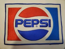 VTG Pepsi Cola Large Embroidered Back Jacket Patch 8x6 Uniform Work Shirt NOS picture