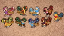 Disney Grand Opening Shanghai Resort - Glitter Character Pin Set picture
