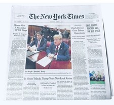The New York Times Newspaper April 16 2024 People v. Trump - Criminal Defendant picture