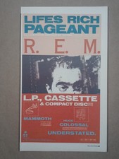 1980s REM Band Lifes Rich Pageant Album Release Promo Vintage Poster Print Ad picture