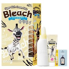 eZn Super Rich Cream Hair Bleach Kit 4.8oz Gloves Gown Hair Ampoule Yellow-Out picture