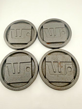 Waupaca Foundry Iron Promotional Items Coasters? Paperweights? Lot of 4 picture