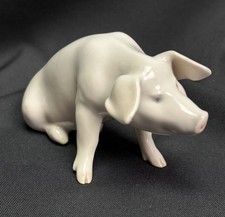 ROYAL COPPENHAGEN Porcelain PIG Figurine 1400 Made in Denmark picture