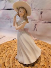 Vintage Collectible Home Interior Masterpiece Porcelain Melanie Figurine picture