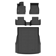 GINOWY-Floor Mats & Cargo Liner for BMW i5 2024 2025 2026, Include 1st+2nd+Ca... picture