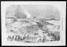 1862-64 Illustrated London News 5 x Antique Pages American Civil War Battles #9 picture