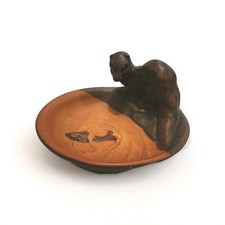 P. Ipsens Enke Danish Art Nouveau Odder Catching A Fish picture