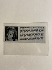 Shirley Temple Little Miss Marker 1965 Hollywood Star Panel picture