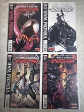 EARLY MILES Ultimate Comics SPIDER-MAN #19-22 (2013) VENOM WAR COMPLETE SET picture