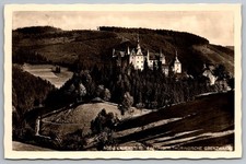 Burg Lauenstein Germany Castle Landscape 1955 Real Photo Postcard picture