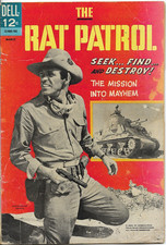 The Rat Patrol #1 Dell TV Comic 1967 READING COPY picture