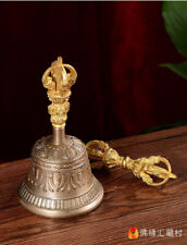 Tibet Tibetan Buddhist Tantric Mikky Ritual bell Set Phurba Phurpa Vajra Dorje  picture