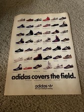 1980 ADIDAS Soccer Shoes Poster Print Ad RUGBY FOOTBALL TENNIS BOXING GOLF SKI picture