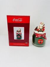 Coca Cola Decorative Holiday Candle Collectable Christmas Santa Claus NOS picture