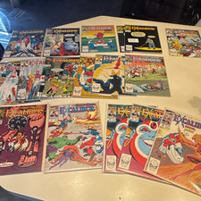 Marvel Comics Excalibur 18 book lot near mint picture