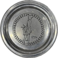 Vintage RWP Wilton Armetale 1776 Liberty Drummer Commemorative Plate Made In USA picture