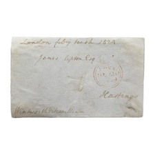Lord Lieutenant of Ireland 4th Earl Fitzwilliam Signed Free Frank Envelope UK picture