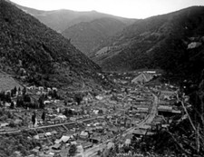 1912 Aerial View of Wardner, Idaho Old Photo 8.5