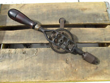 Vintage Millers Falls No 1 Drill Eggbeater Hand Drill Rosewood Handles picture