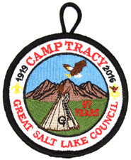2016 Camp Tracy Great Salt Lake Council Patch Boy Scouts BSA Utah Eagle Teepee picture
