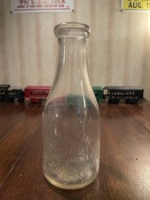 Sardis Mississippi Creamery Quart Milk Bottle Vintage Beautiful Condition 9” picture