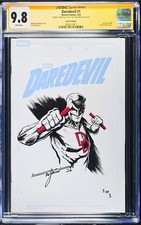 Daredevil #1 CGC SS 9.8 (1 of 1) Sketch & Signed by Luke Byrum picture