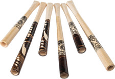 Set of 6 Wooden Handmade Regular Cigarette Holder Mouthpiece picture