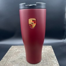 Porsche Drivers Selection Insulated Thermo Mug XL Carmine Red Travel Cup 30oz picture