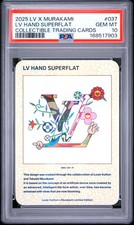 2025 Louis Vuitton X Murakami LV Trading Cards LV Hand Superflat #037 PSA 10 picture
