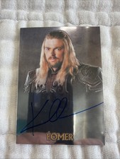 The Lord of The Rings Trilogy Chrome LOTR Eomer Karl Urban Autograph 2004 Topps picture