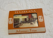 Set  of  Texarkana Texas 12 Colorful Views SOUVENIR Mini Postcard Mailer picture