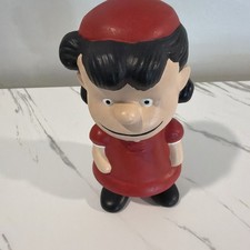Vintage Peanuts 1969 Ceramic Hand Painted Lucy Figurine 9