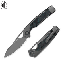 Kizer Ara Folding EDC Pocket Knife S45VN Blade Titanium & Camo Carbon Handle picture