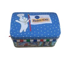 Pillsbury Doughboy 50TH ANNIVERSARY BAKE-OFF TIN With Ornaments 2000 picture