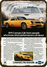 1979 CAMARO Z28 CHEVROLET Sports Car Vintage-Look DECORATIVE REPLICA METAL SIGN picture
