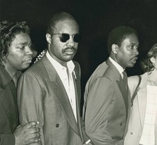 Musician Stevie Wonder at 