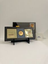 Air France Concorde 1976 First Flight Souvenir Box with Silver Medal and Stamps picture