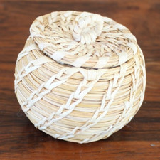 Basket Native American Handmade Papago Tohono O'odham picture