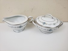 Vintage Noritake Glencoe Fine China Cream & Sugar Set Japan 6505 picture