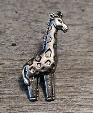 Giraffe African Zoo Safari Animal Kingdom Pewter Collectible Lapel Pin picture