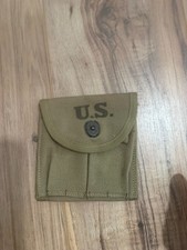 WWI US Army M1910 First Aid Packet Pouch JQMD 1914 Original Canvas USGI picture