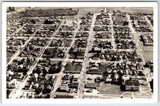 Tillamook Oregon Aerial View Rppc Vintage Postcard 1963 picture