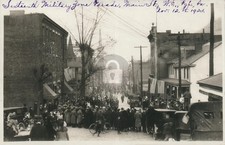 Parade Main Street West End PITTSBURGH PA Allegheny Co RPPC Photo Postcard COPY picture