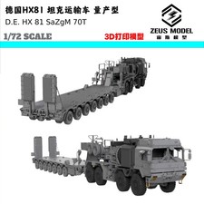 1/72  German HX81 SaZgM 70T tank transporter Model Kit 3D Printed picture