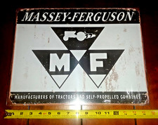 MASSEY FERGUSON TRACTOR - BRAND NEW METAL SIGN - MADE IN USA picture