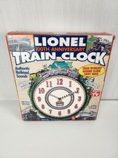 Vintage Lionel 100th Anniversary Train Clock No 7183 NIB picture