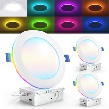 Sunco 2 Pack 6 Inch Smart Slim LED Recessed Ceiling Lights, Night Light picture