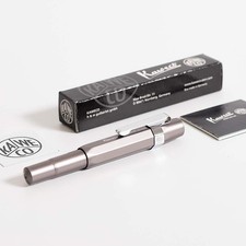 Kaweco AL Sport Fountain Pen Anthracite Fine Nib Octagonal Chrome picture